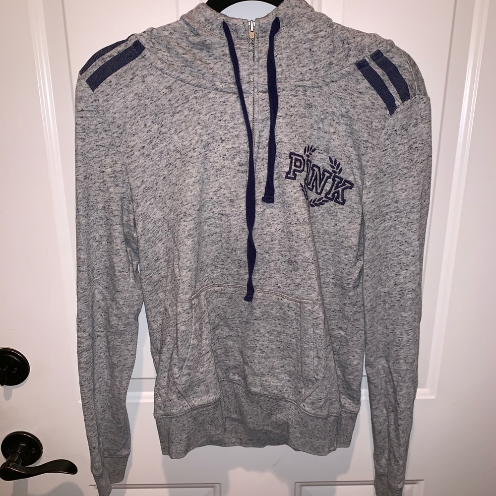 PINK grey and purple hoodie